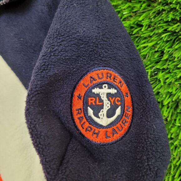 Vintage Ralph-Lauren Fleece Zip Sweater Womens Large 20x24 - Picture 4 of 14